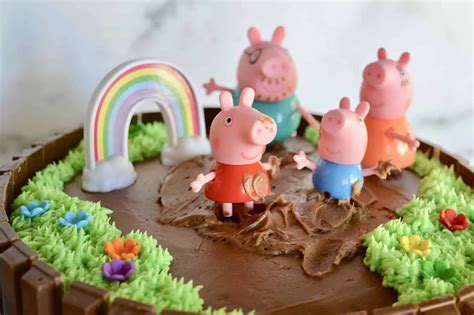 Peppa Pig Birthday Cake Kit Kat Cake This Delicious House