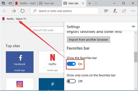 How To Show Favorites Bar In Microsoft Edge And Internet Explorer 11 Gambaran