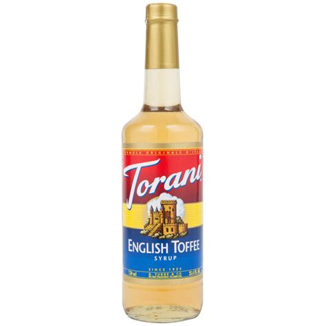 Torani English Toffee Syrup 750 Ml Bulk Mart Canada Bulk Mart