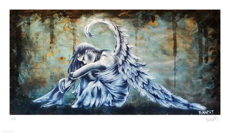 Bandit Mystical Wings Archival Print Limited Edition Of 12 14 X