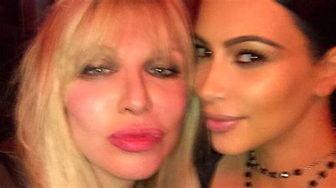 Kim Kardashian And Courtney Love United For Selfie Face Off During New