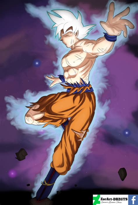 Mastered Ultra Instinct Goku By Zorart Dbzgts On Deviantart