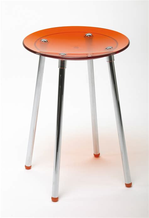 Einkaufen in der nähe geschäfte sport 2000 handewitt. Koh-I-Noor NONI Hocker Ø 30 h 42, transparent orange ...