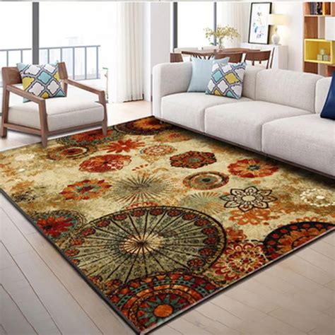 Large Living Room Carpet Nordic Style Soft Floor Carpet For Bedroom