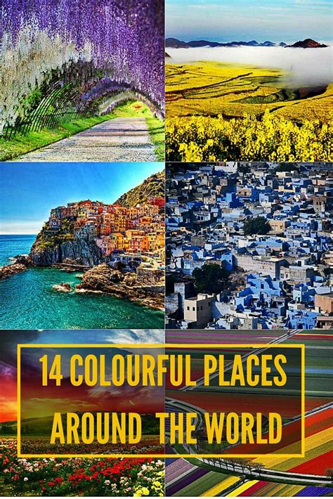 The Worlds Most Colorful Places