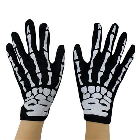 New Halloween Scary Gloves Festival Skull Gloves Skeleton Gloves Props