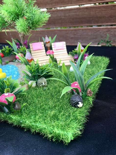 Fairy Garden Diorama Handmade Miniature Decorative Item Etsy