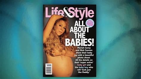 Mariah Carey Pregnant And Naked On Magazine Cover Video Abc News