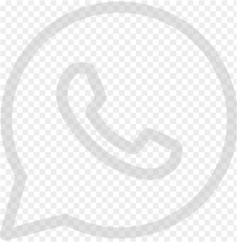 White Whatsapp Logo Png Transparent Background Logo