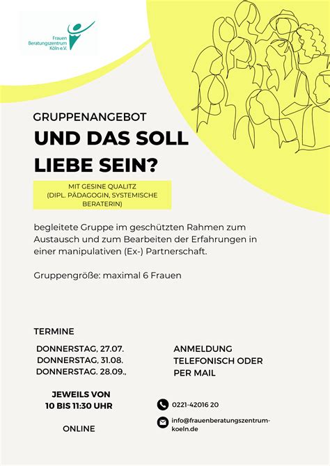 Neues Gruppenangebot Frauenberatungszentrum Köln Ev