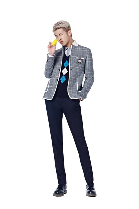 Suga is the slimmest, weighing only 59 kg/130 lbs and jimin. Picture BTS For Smart School Uniform 160802