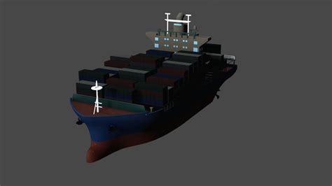 Ocean Freighter 3d Model Cgtrader