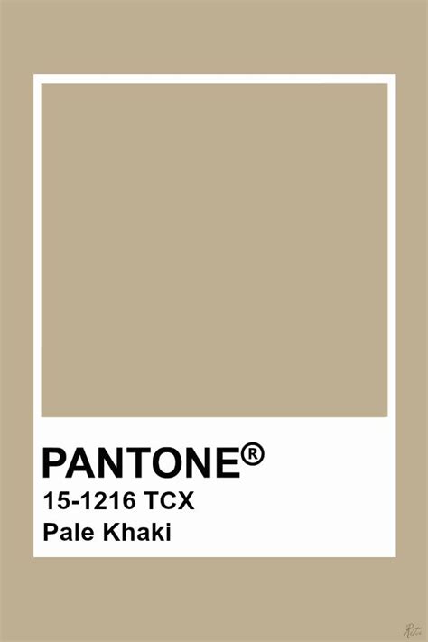 Pantone Pale Khaki Paleta Pantone Pantone Tcx Pantone Palette