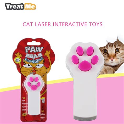 Portable Pet Cat Toys Led Laser Pointer Light Pen With Bright Animation