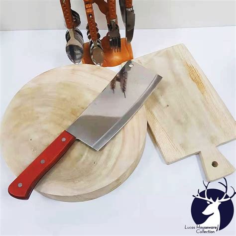 Makapal Wooden Chopping Board Natural Hardwood Cutting Board