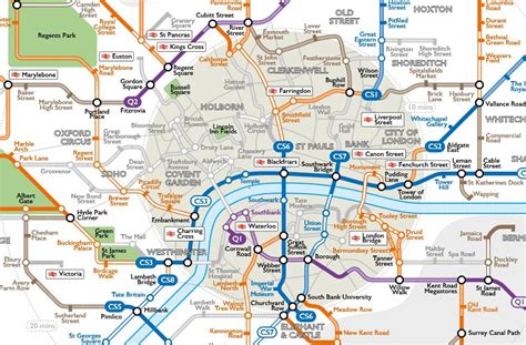 Londons Cycle Network Given The Tube Map Treatment Roadcc