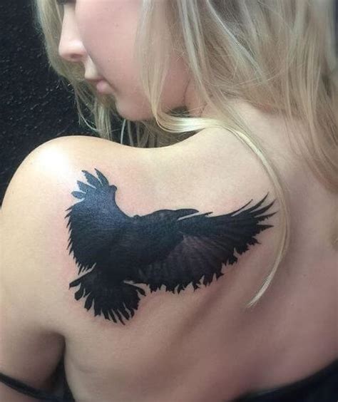 50 Crow Raven Tattoo Designs For Men 2020 With Meaning