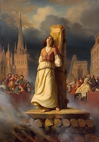 Image result for Joan of Arc was burned at the stake