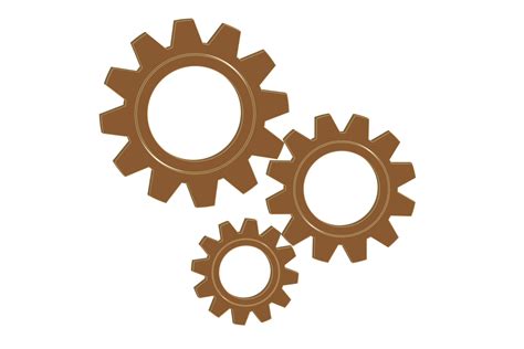 Three Gears Clipart Free Image Download