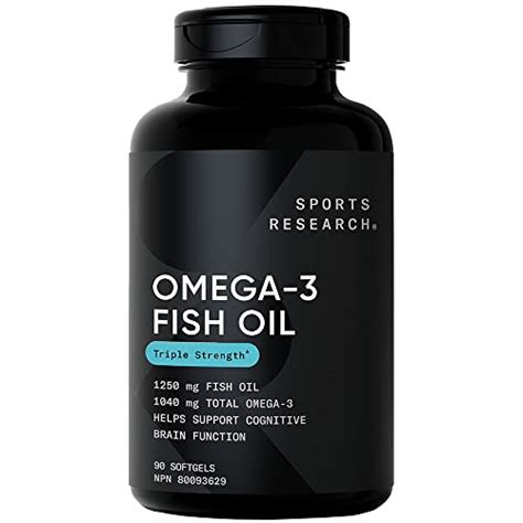 Sports Research Triple Strength Omega 3 Fish Oil Zotezo Ca