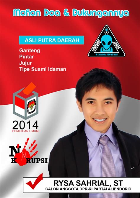 Cara Membuat Poster Caleg Pemilu 2014