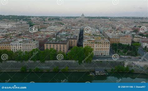 Aerial View Of Monumental Altar Of The Fatherland Campidoglio And