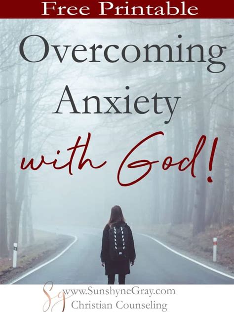 Overcoming Anxiety With God Christian Counseling