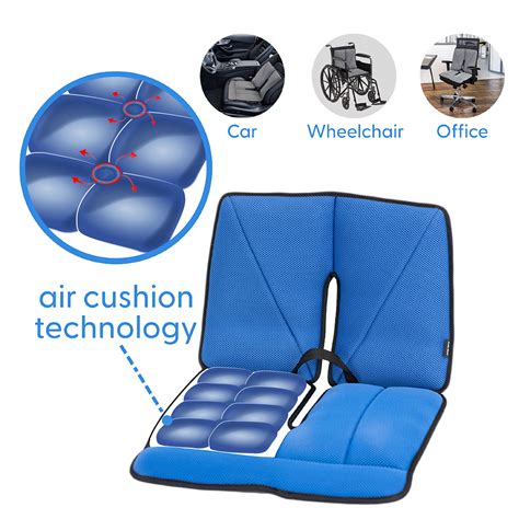 Dr Air Seat Cushion Non Slip Orthopedic Lumbar Support Cushion Back