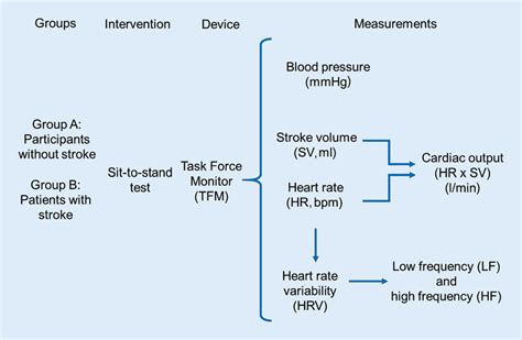 8 Flow Chart Showing Measured Hemodynamic Parameters And Heart Rate