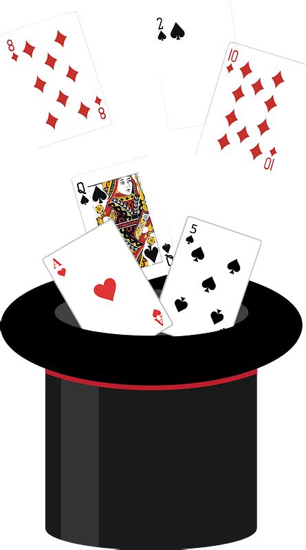 Playing Card Used In Magic Tricks Clipart Free Download Transparent