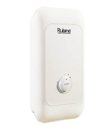 Relatively new to the market are the hybrid water heaters. Rubine Instant Water Heater RWH-6300W - HomeGeeks