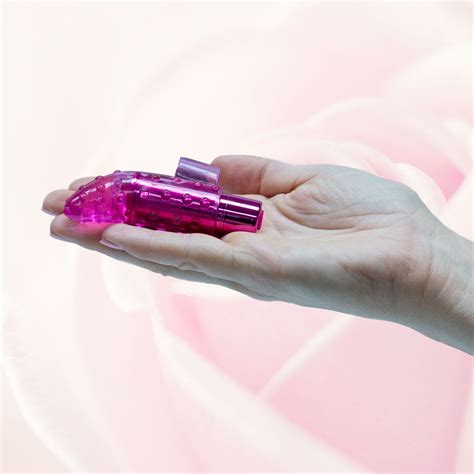 pure love® rechargeable frisky finger vibrator pink bms enterprises