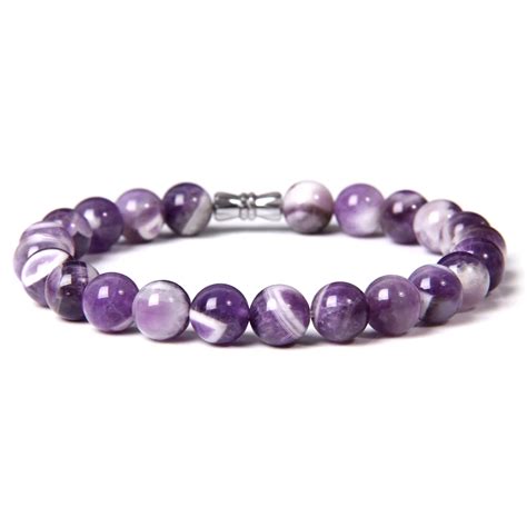 Bracelet améthyste Quartz violet en pierre naturelle pour femmes