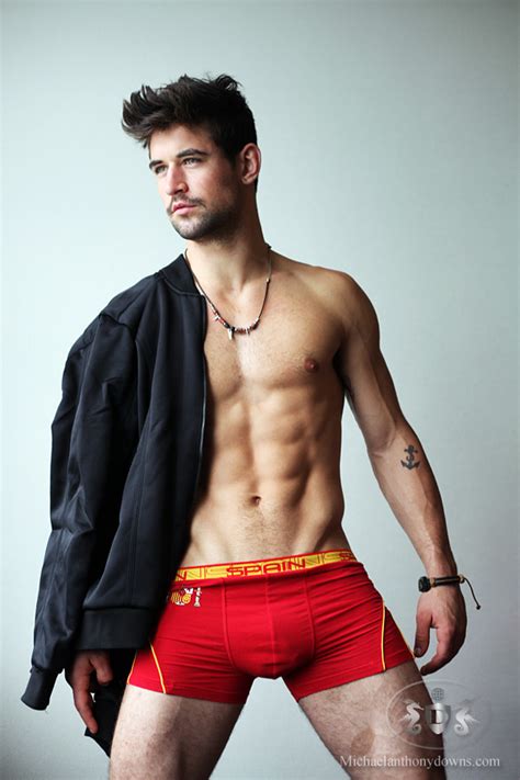 Fitnes Man Picture About Masculine Male Model Benjamin Godfre For