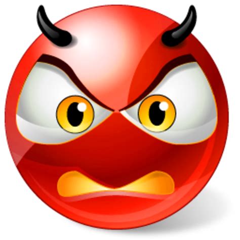 Icons Land Angry Devil Smiley Free Images At Vector Clip