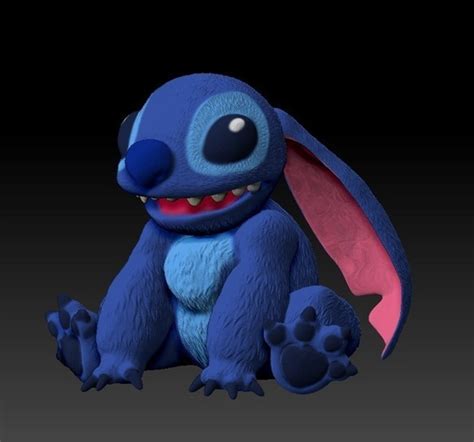 3d Printed Stitch Collectable From Disneys Lilo And Stitch By 3d