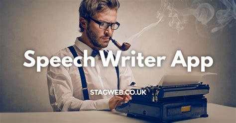Best Man Speech Writer App The Complete Speech Writer Stagweb