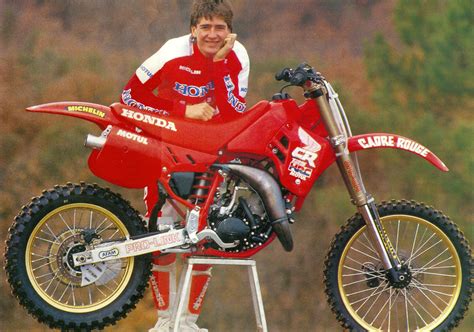 Jean Michel Bayle With His 1988 Factory Honda Rc125 Flickr
