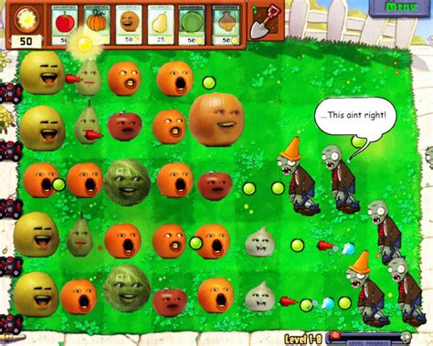 Annoying Orange In Plants Vs Zombies By Eninjaarts On Deviantart
