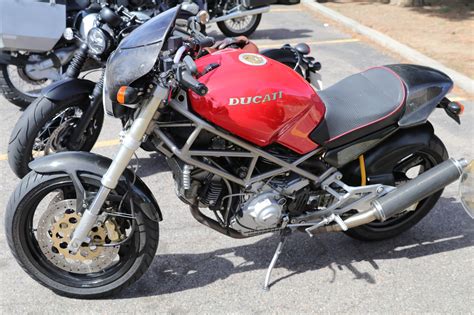 Oldmotodude Ducati Monster Parked At The 2018 Classic Bike Show