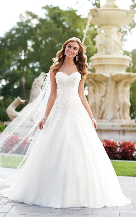 Elegant A Line Bridal Gown Wedding Dresses Stella York