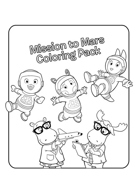 Free Printable Backyardigans Coloring Pages For Kids