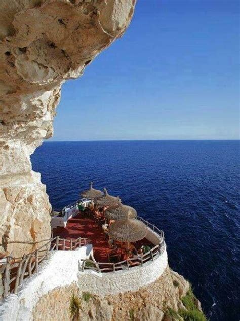 Minorca Spain Seaside Cafe Places To Travel Beautiful Places