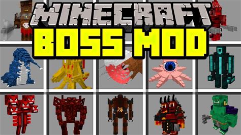 Minecraft Boss Mod Survive Against Overpowered Boss Battles