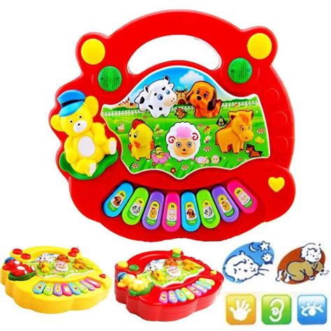 Toy Musical Instrument Baby Kids Musical Educational Piano Animal Farm