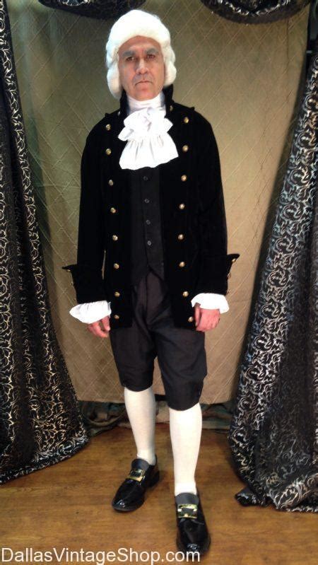 Blockbuster Costumes Mens George Washington Velvet Jacket And Knickers