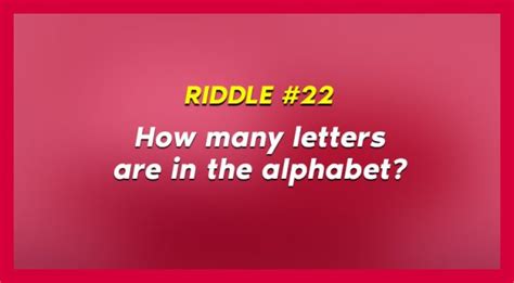 Riddle 22 How Many Letters Educated Minds