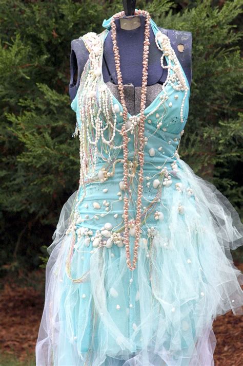 Sale Tattered Ocean Seafoam Mermaid Fairy Dress Beach Etsy Fairy
