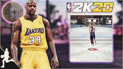 99 Ovr Shaq Is Dominating The Park In Nba 2k20 Nba 2k20 Best Center