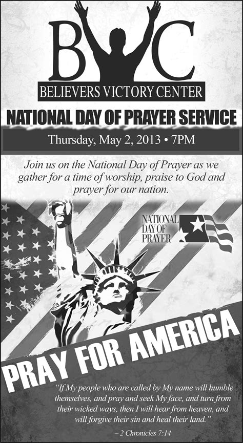 National Day Of Prayer Service 7pm Thursday May 2 Believers Victory